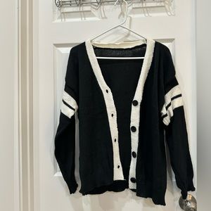 Black and white cardigan button down women’s size S